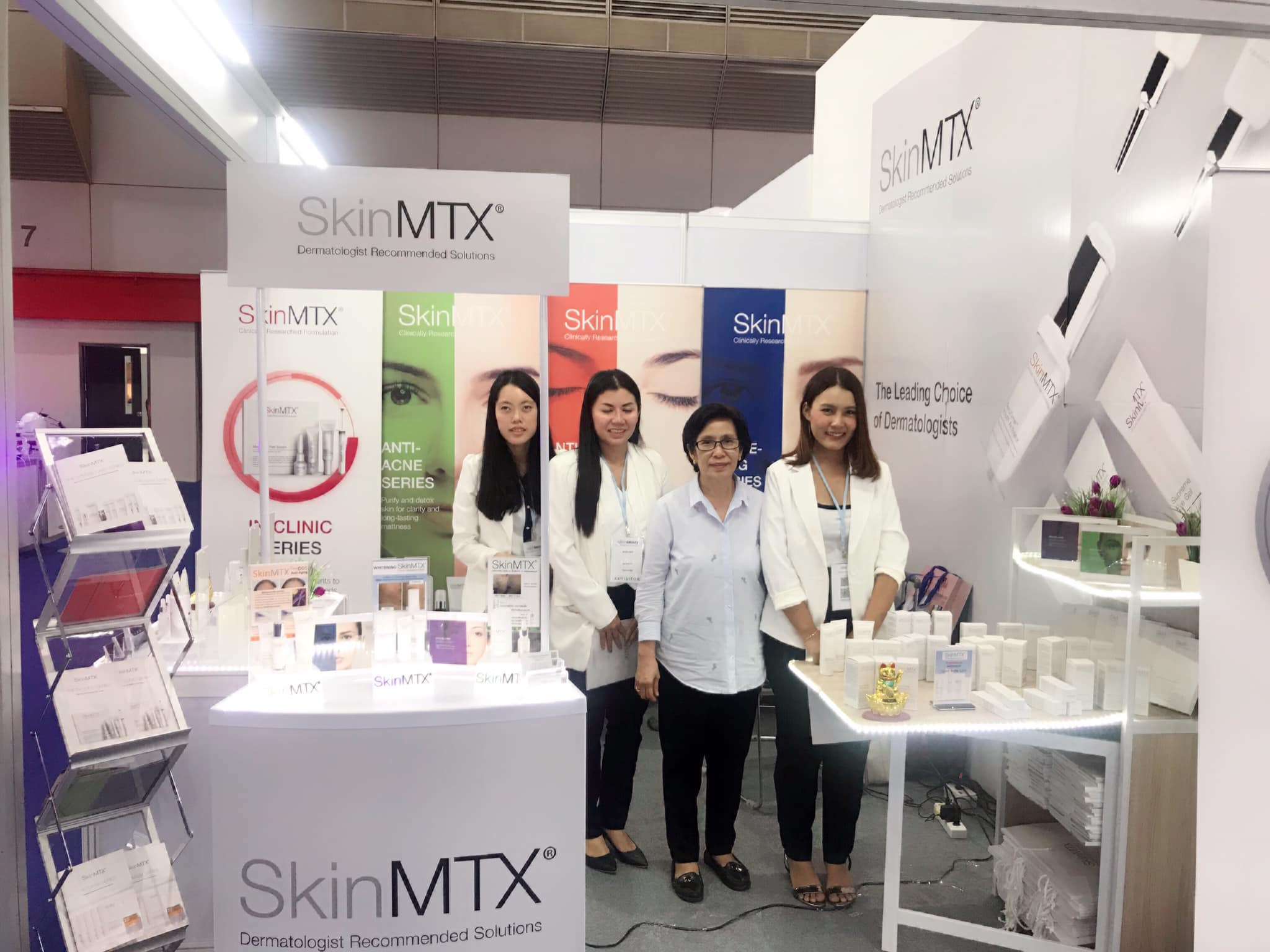 SkinMTX products showcased at the ASEANbeauty 2019