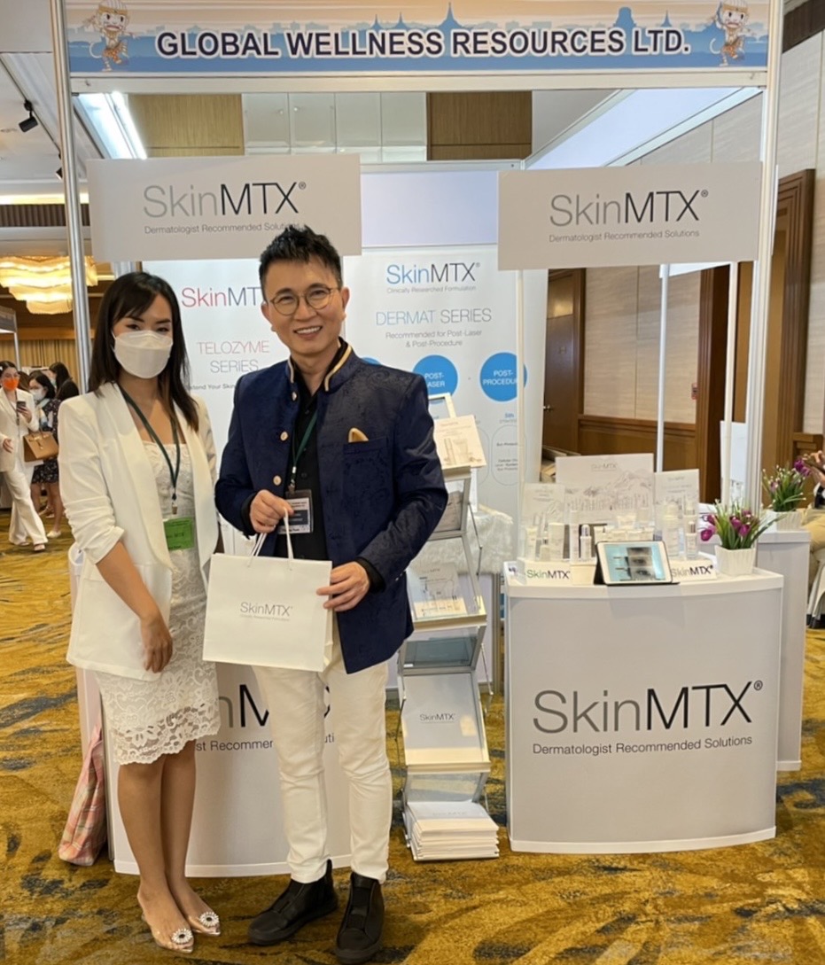 SkinMTX เข้าร่วมงาน H.E.A.T Anti-Aging Congress 2022 and National Conference on Wellness Management on August 18-20, 2022